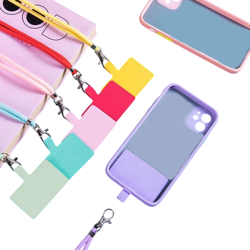 Colgante Para Carcasa Celular Universal Unicolor Cordón Ajustable-4