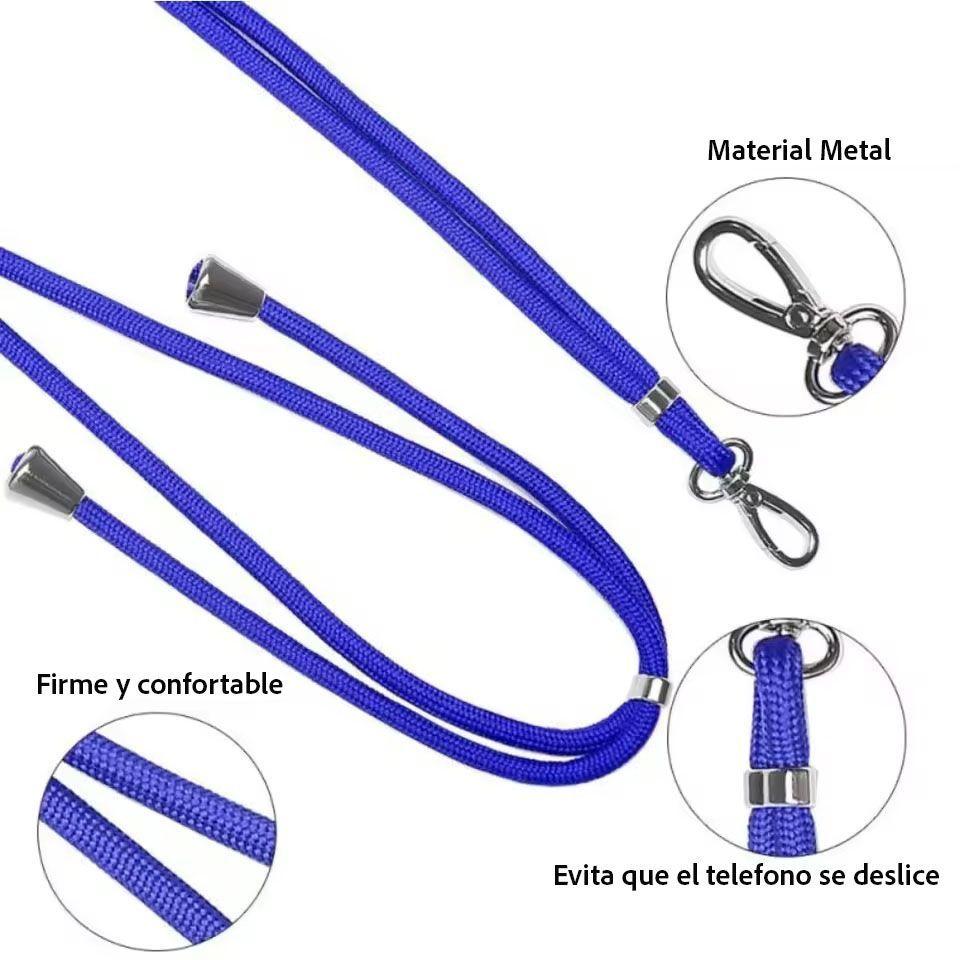 Colgante Para Carcasa Celular Universal Unicolor Cordón Ajustable-5