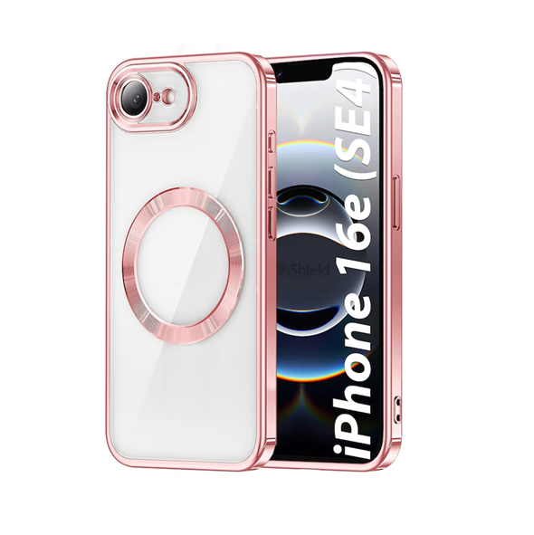 Carcasa Magsafe para iPhone 16e Rosado-2