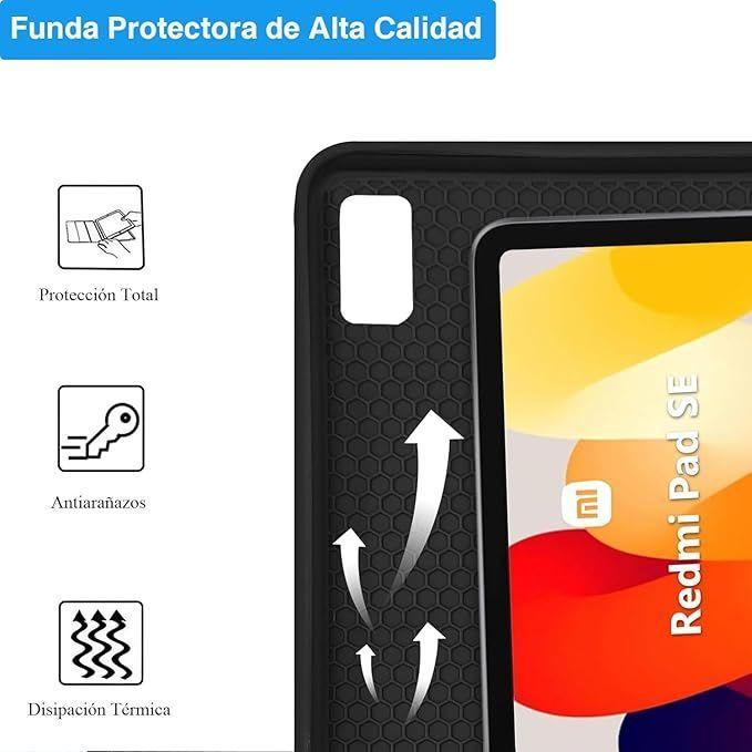 Carcasa Funda Con Teclado Para Xiaomi Pad Se 11"-4