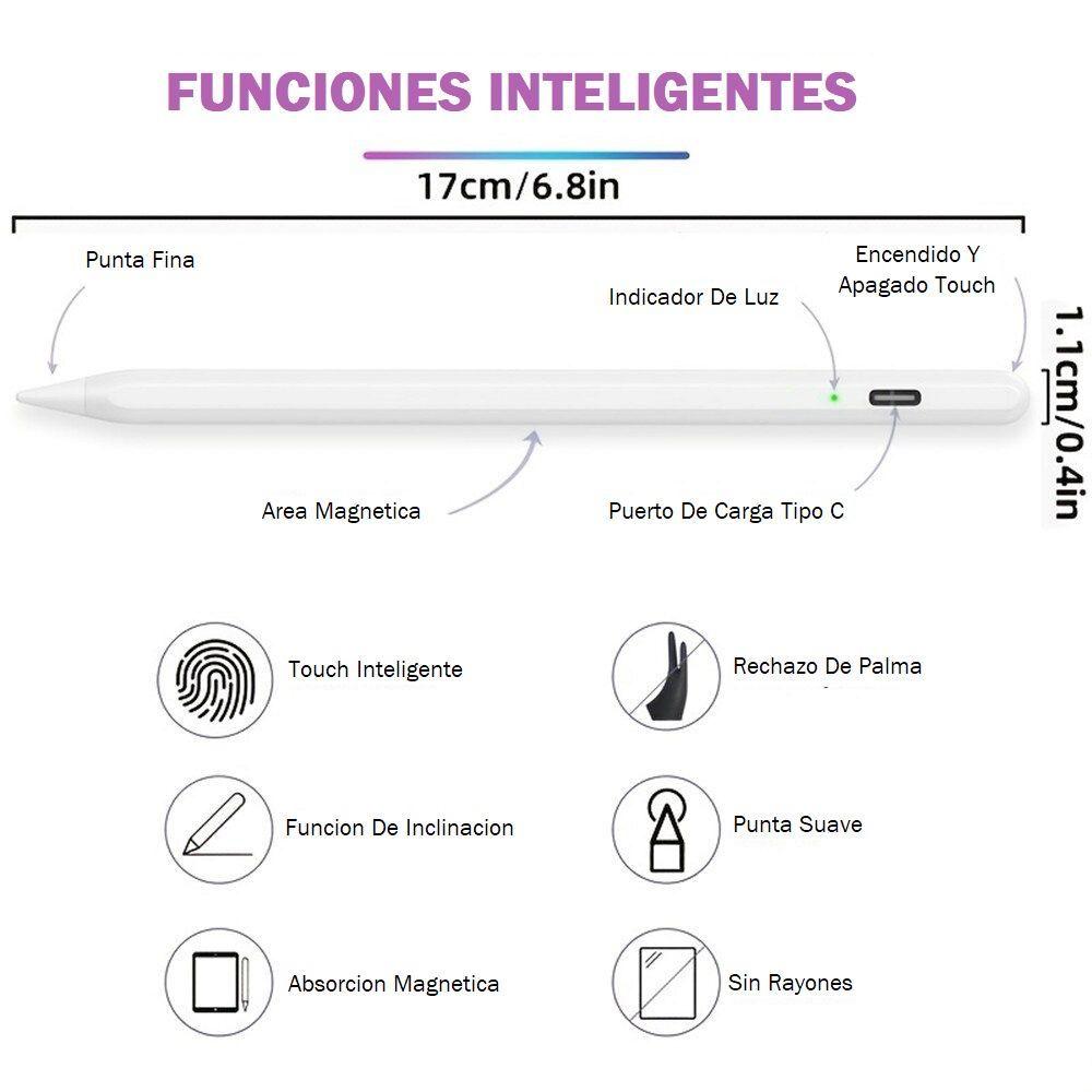 L piz Pencil Stylus Para Apple Ipad 11va A16 10ma gen 10 9 9na 8va 7ma gen 10 2 Pro 11-3