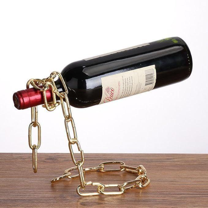 Soporte De Cadena Para Botellas Vino-0