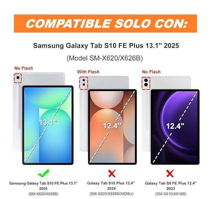 Carcasa Funda Para Samsung Galaxy Tab S10 FE Plus 13.1 Pulgadas-2