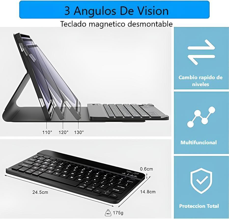 Carcasa Funda Con Teclado Samsung Tab A9+ / A9 Plus 11 -2