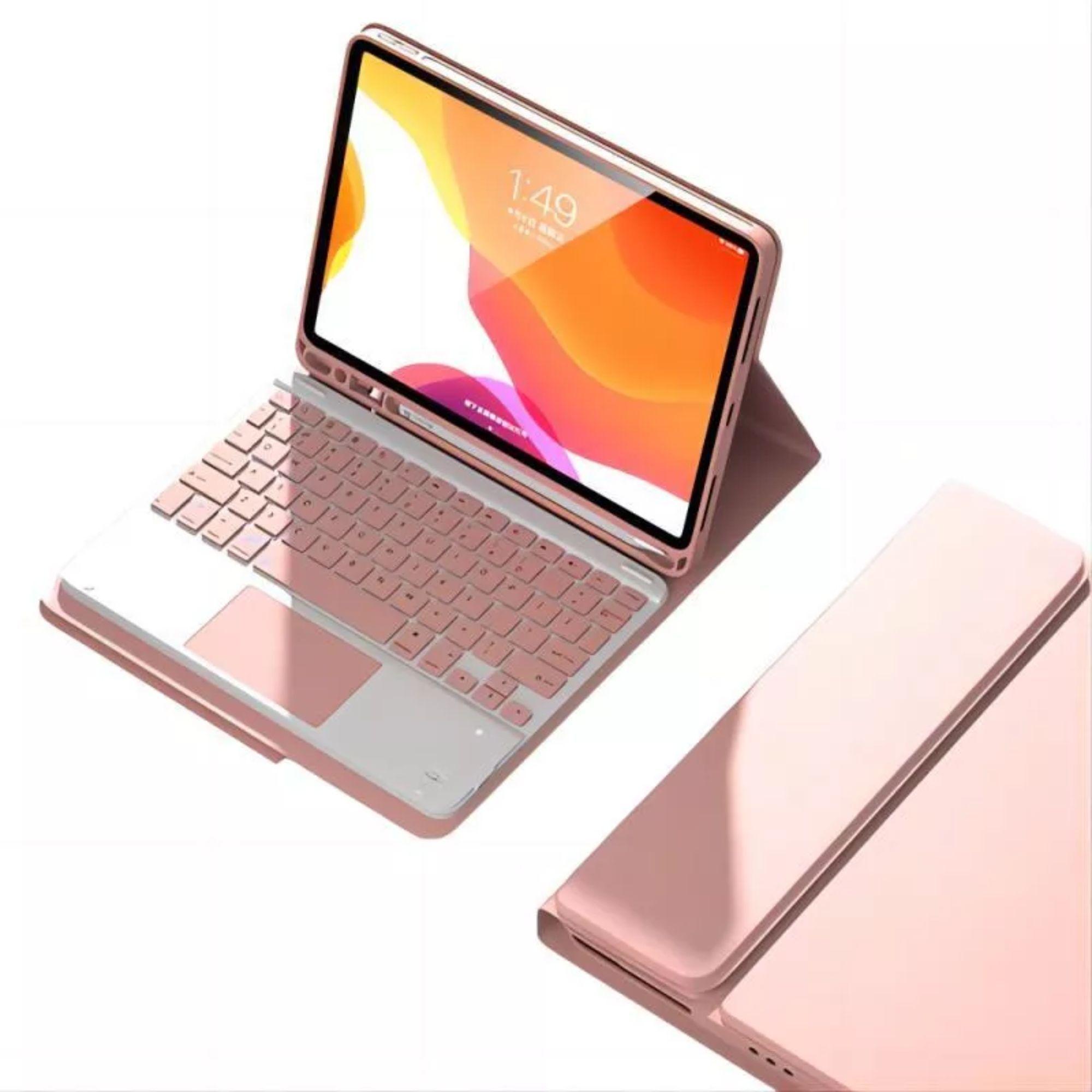 Carcasa Funda Con Teclado Touchpad Para iPad Air 11 2024-0