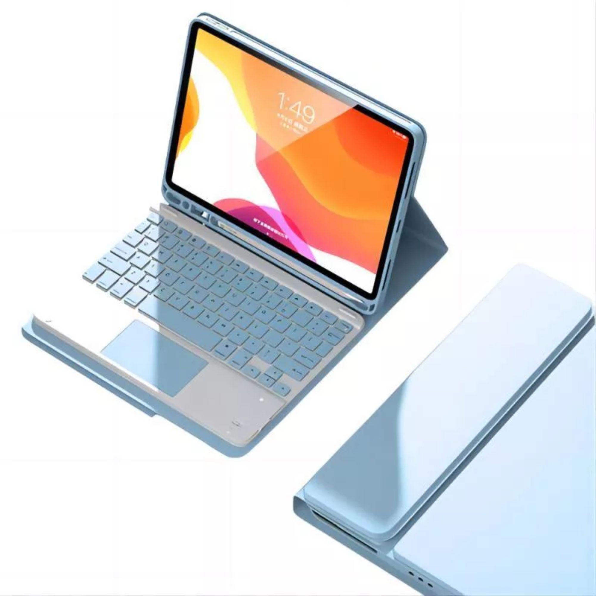 Carcasa Funda Con Teclado Touchpad Para iPad Air 11 2024-0