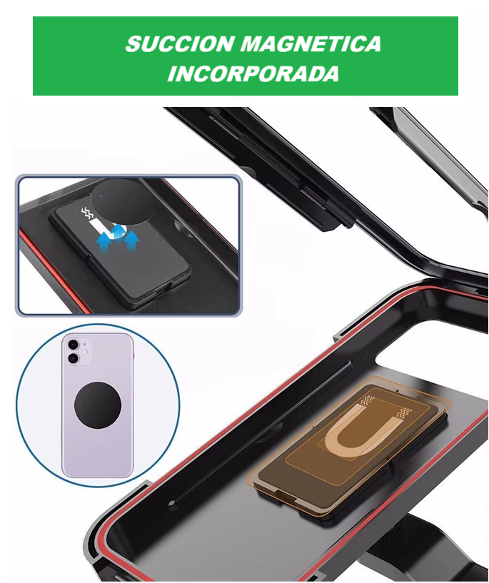 Soporte De Teléfono Impermeable Para Motocicleta Bicicleta 360°-5