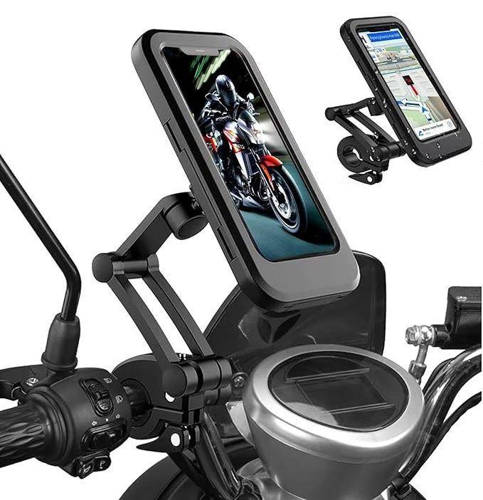 Soporte De Teléfono Impermeable Para Motocicleta Bicicleta 360°-6