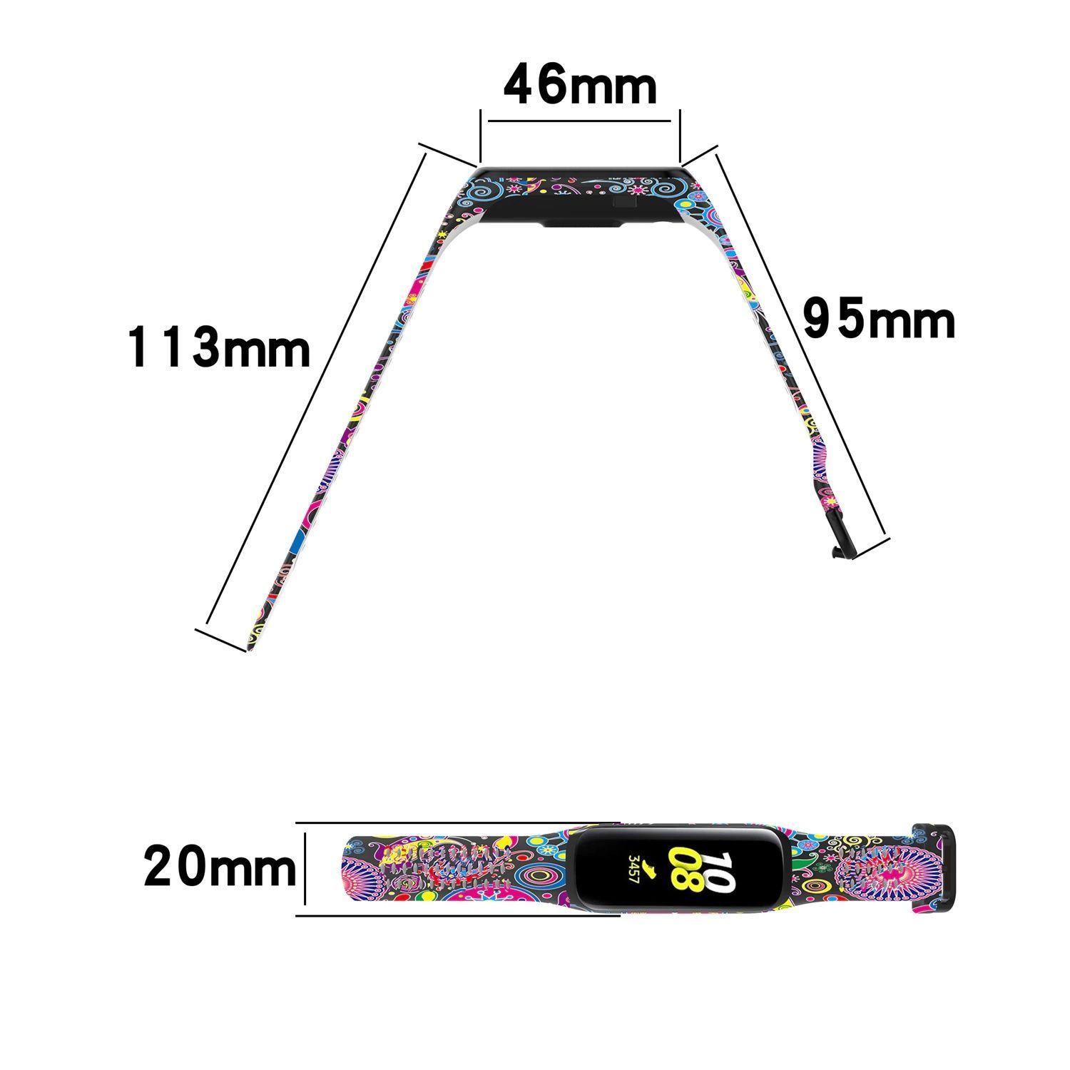 Correa Silicona Compatible Con Samsung Galaxy Fit 2 R220 Celeste-1