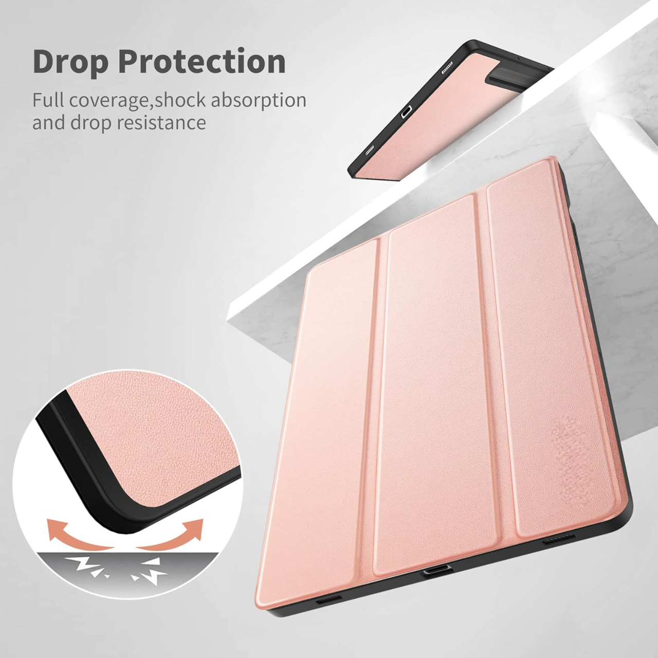 Carcasa Funda Para Samsung Galaxy Tab S9 / S9 Fe / 10.9 /11 - Rosado-2