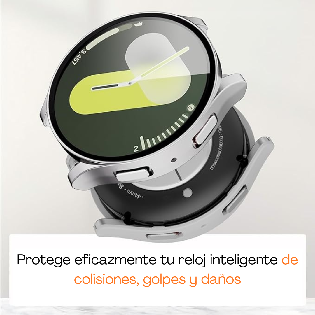 Protector Carcasa Para Samsung Watch 5 / watch 4 / 44mm Plata-2