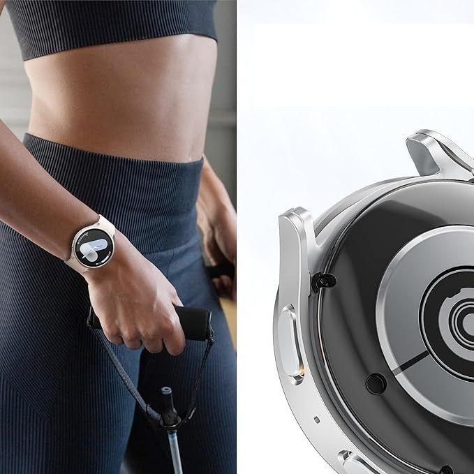 Protector Carcasa Para Samsung Watch 5 / watch 4 / 44mm Plata-3