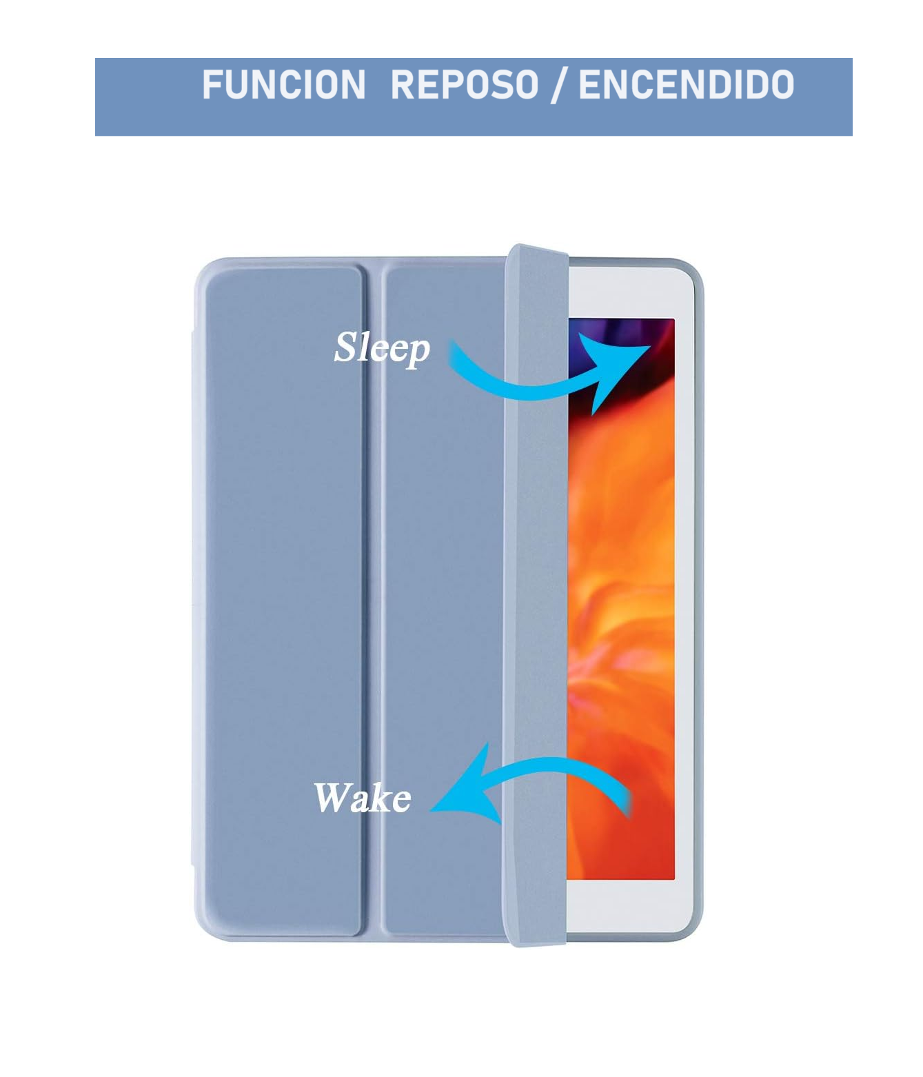 Carcasa Smart Cover Para Ipad Pro 11 Con Ranura Lapiz / Lavanda-2