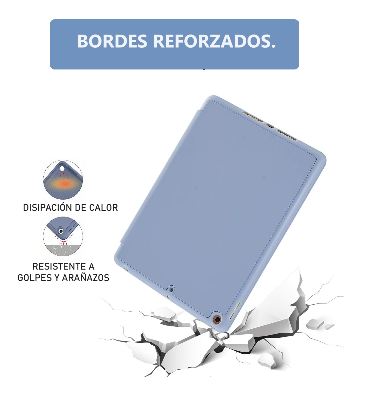 Carcasa Smart Cover Para Ipad Pro 11 Con Ranura Lapiz / Lavanda-4