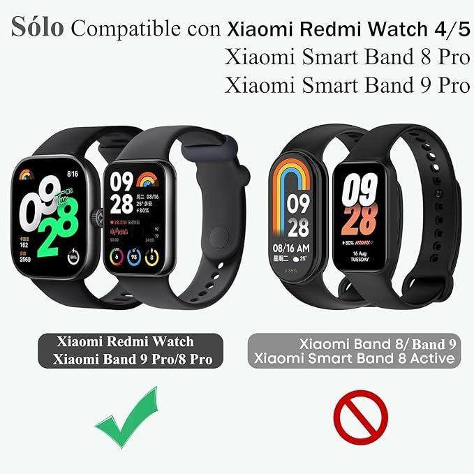 Correa Silicona Para Xiaomi Redmi Watch 5 4 / Band 9 8 Pro-1