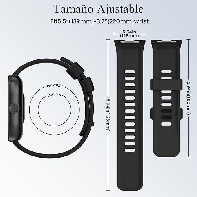 Correa Silicona Para Xiaomi Redmi Watch 5 4 / Band 9 8 Pro-4