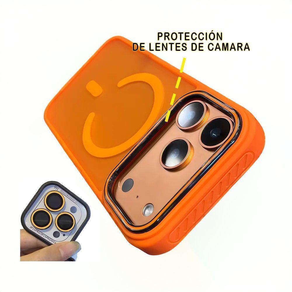 Carcasa Mate Con Lentes Para iPhone 17 Pro Max-1