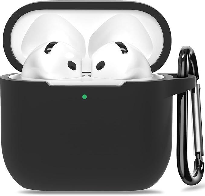 Funda Silicona Para Airpods 4 / Negro-0