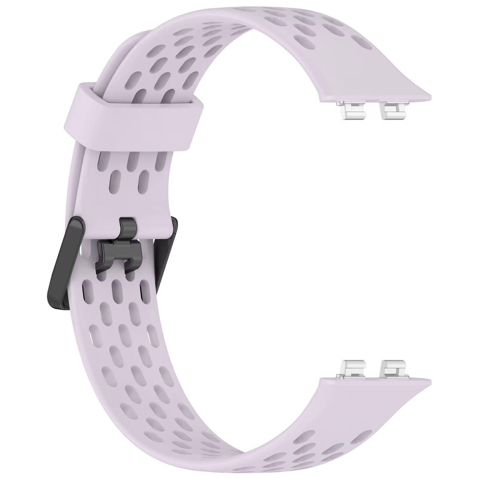 Correa Silicona Deportiva Para Huawei Band 11 Band 10 9 8 Purpura-0