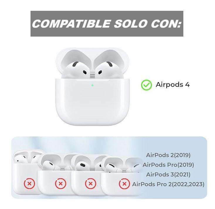 Carcasa Funda Transparente Para Airpods 4-1