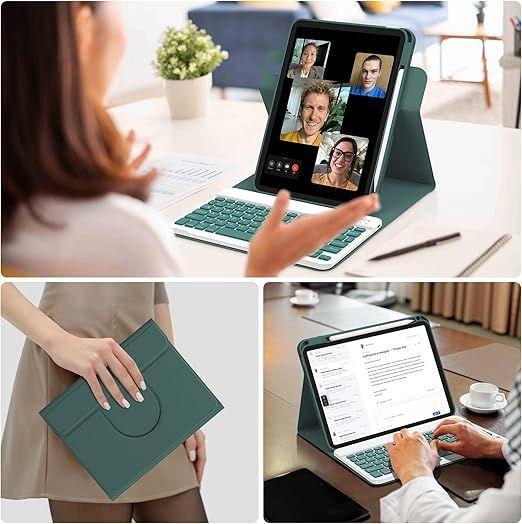 Carcasa 360° Con Teclado  Para iPad 10ma Gen 10.9 / iPad 11" A16-1