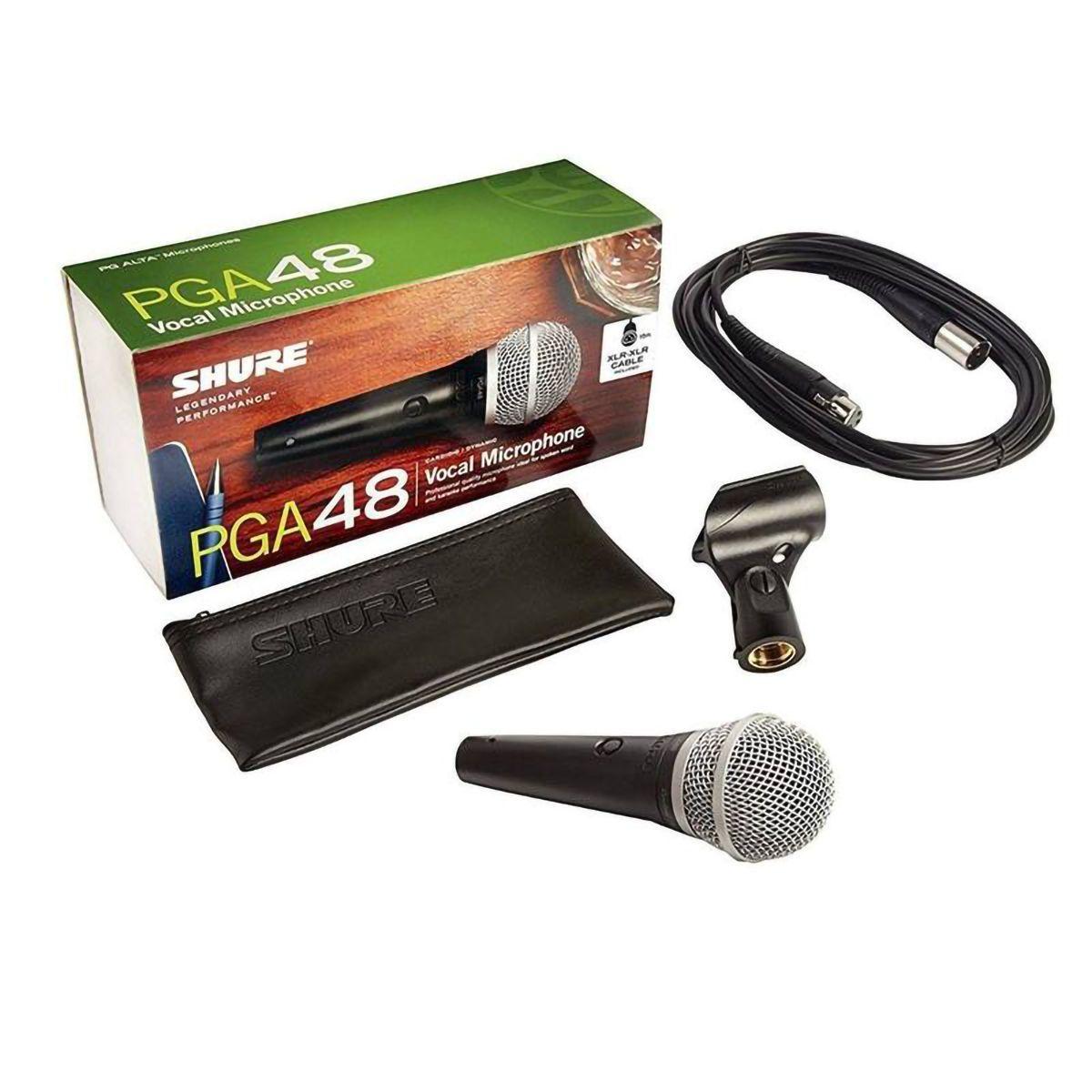 Shure PGA48-XLR Microfono Dinamico (Incluye cable)-2