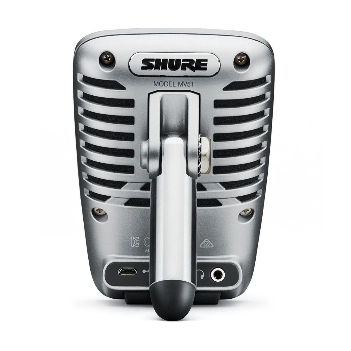 Shure Mv51 Micrófono De Condensador Usb-1