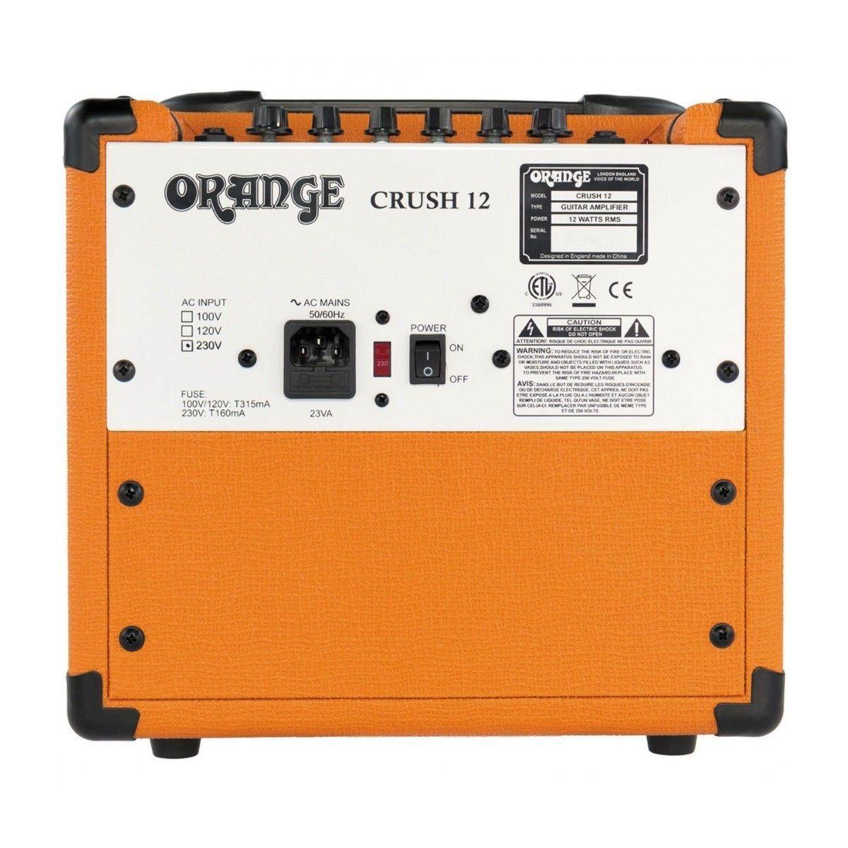 Orange Crush 12 Amplificador de Guitarra Combo 12watts 1x6-3