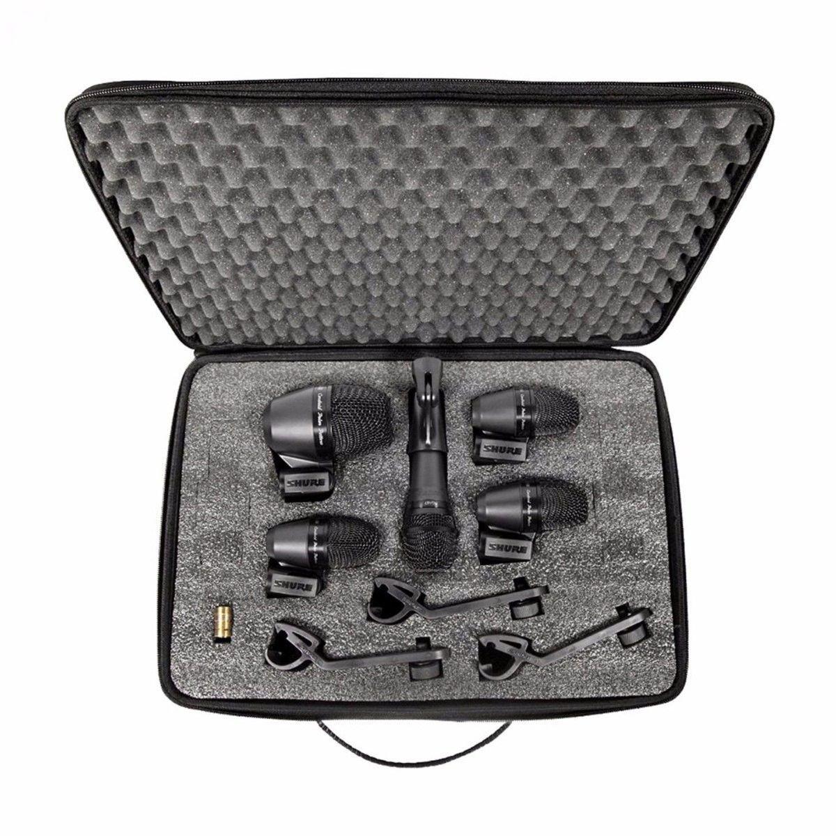 Shure PGADRUMKIT5 Kit de Microfonos para Bateria-2