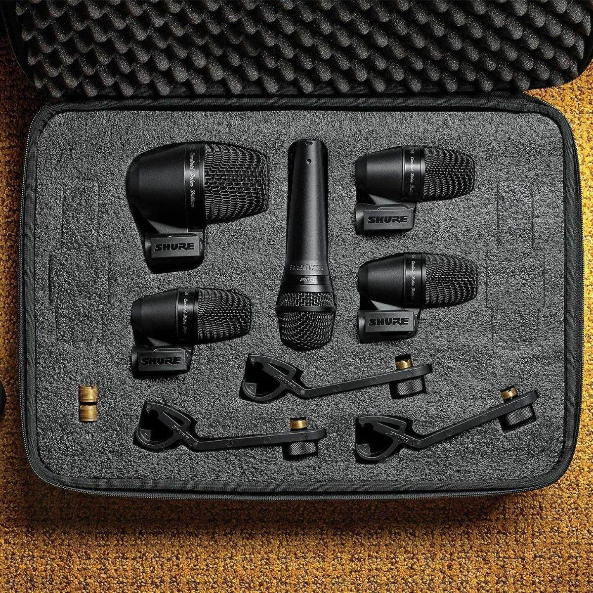 Shure PGADRUMKIT5 Kit de Microfonos para Bateria-1