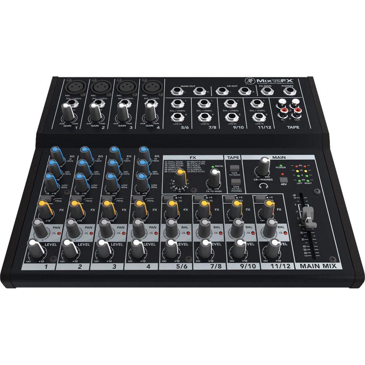 Mackie Mix12FX Mixer Compacto De 12 Canales con Efectos-2