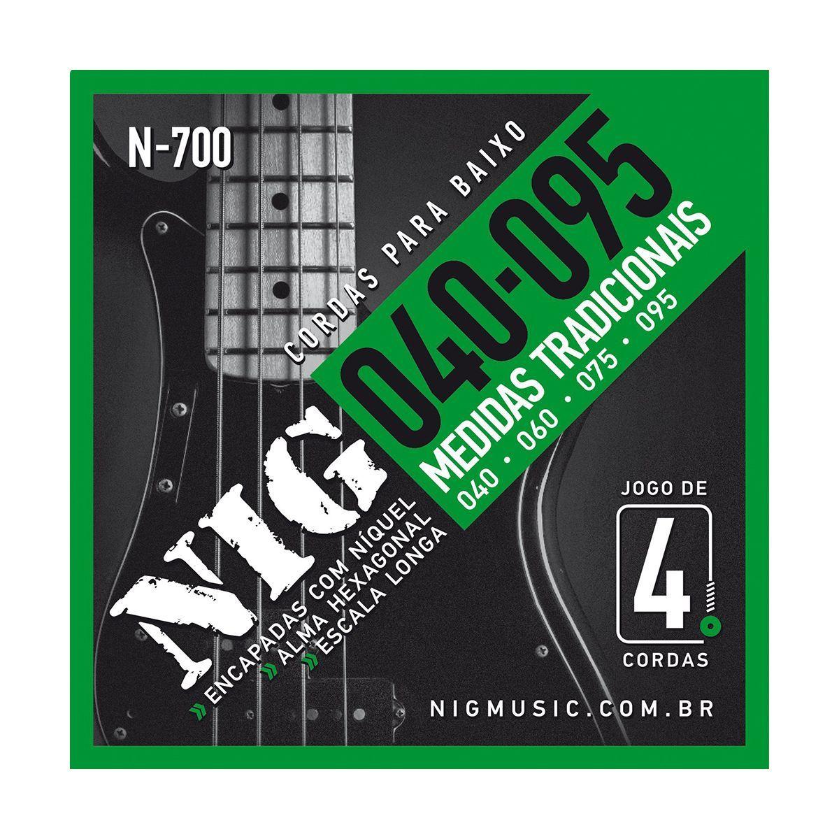 NIG N-700 Cuerdas de Bajo 040-095 (4 Cuerdas)-0