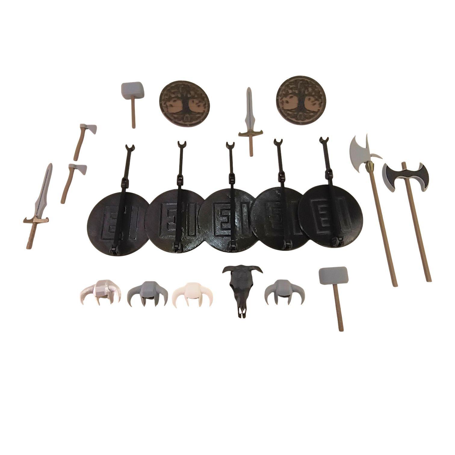 PACK PREMIUM VIKINGO 5 FIGURAS TITAN 13 MISION 13-6