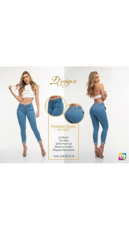 JEANS DAMA AZUL 1067H T-14-0