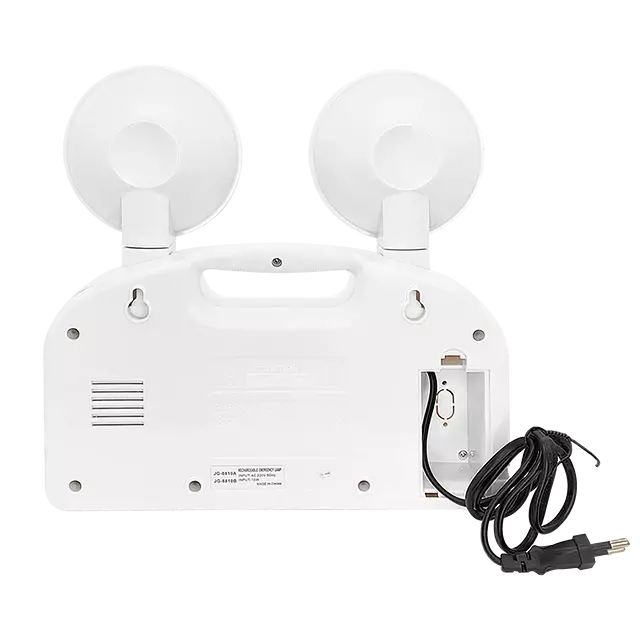 Lámpara De Emergencia De Dos Faros Luz LED Recargable y Portátil 10W-1