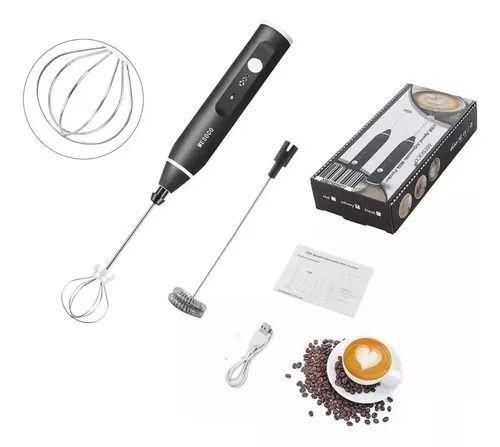 Batidor - Espumador De Leche Eléctrico Blanco-1