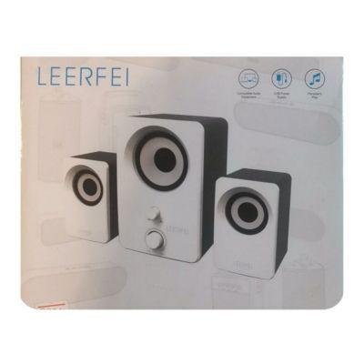 Parlantes Para Ordenador - PC USB Color Blanco-0