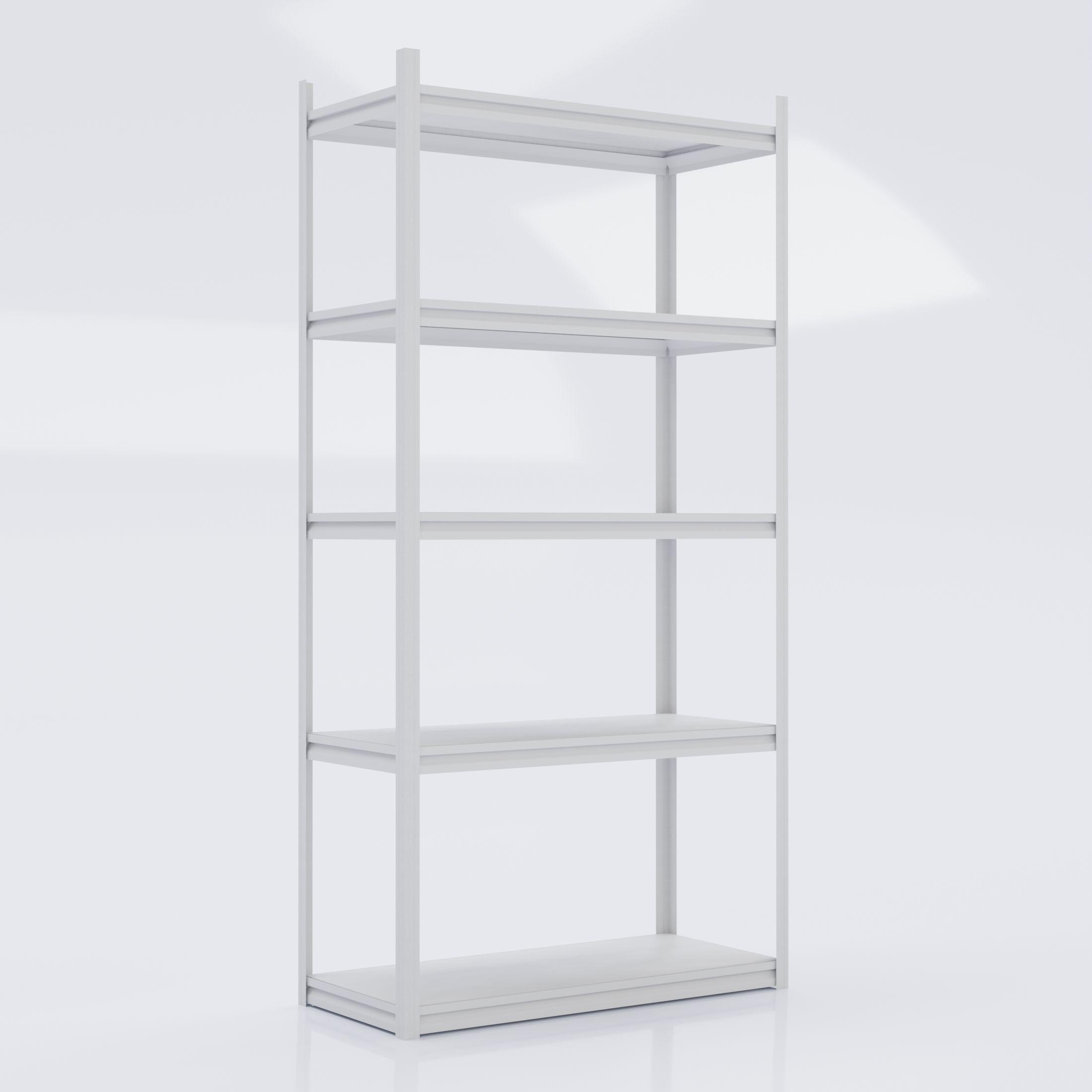 Estante Metalico 5 Niveles 375kg 90x40x180cm O interior-0