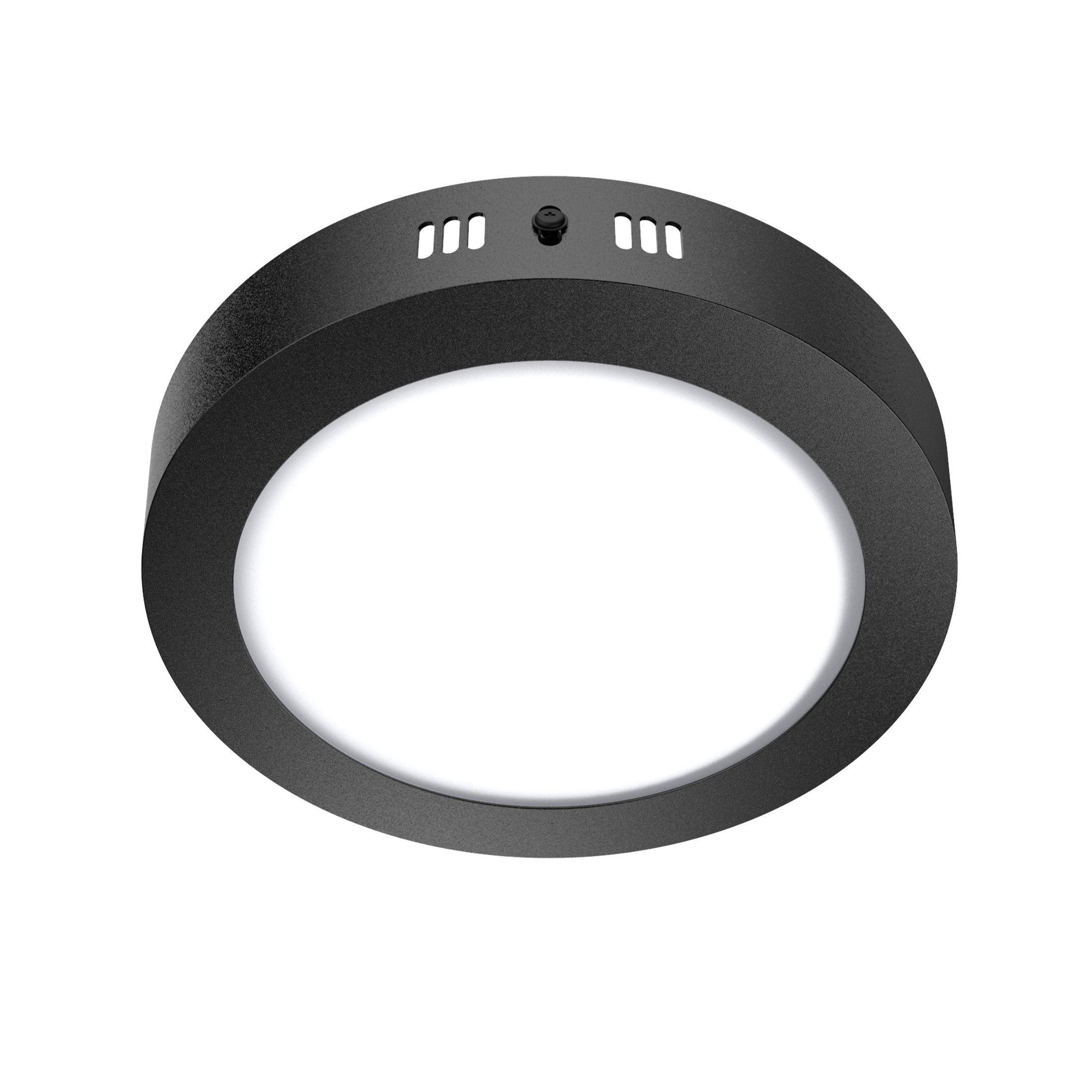 Plafon LED Redondo 12W Sobrepuesto Luz Calida 3000K-0