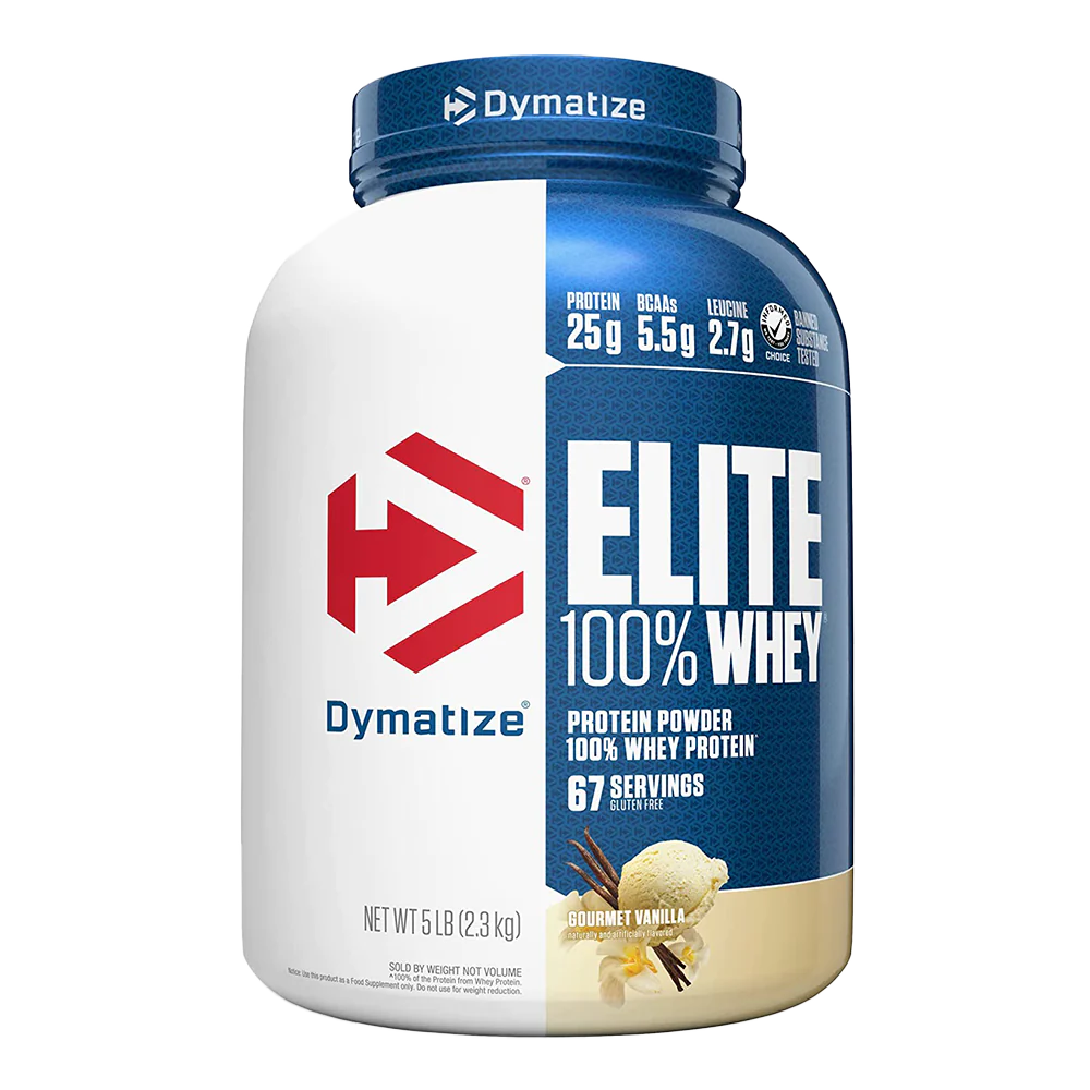 Elite 100 Whey Protein Dymatize 5Lb Vainilla-0