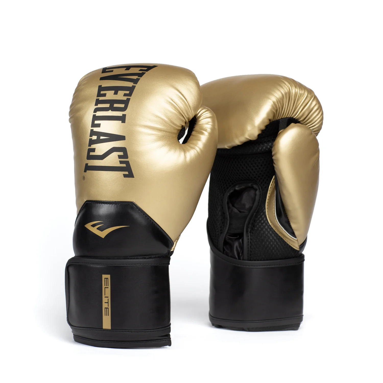 Kit Saco de Boxeo Everlast Negro y Guantes de boxeo Elite 2 Gold-2