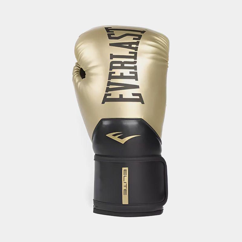 Kit Saco de Boxeo Everlast Negro y Guantes de boxeo Elite 2 Gold-3
