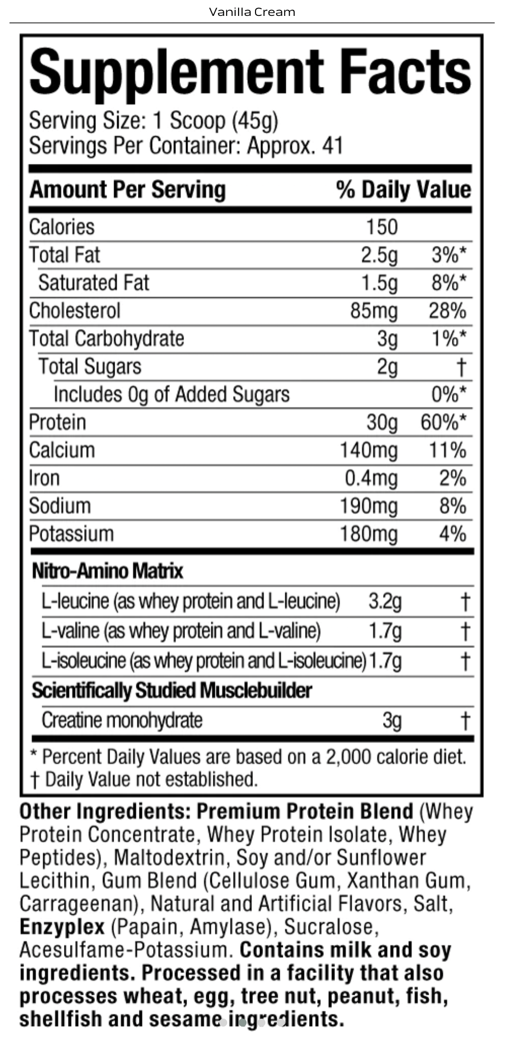 Nitro Tech 100% Whey Gold 5 LB Muscletech french vainilla Cream-1