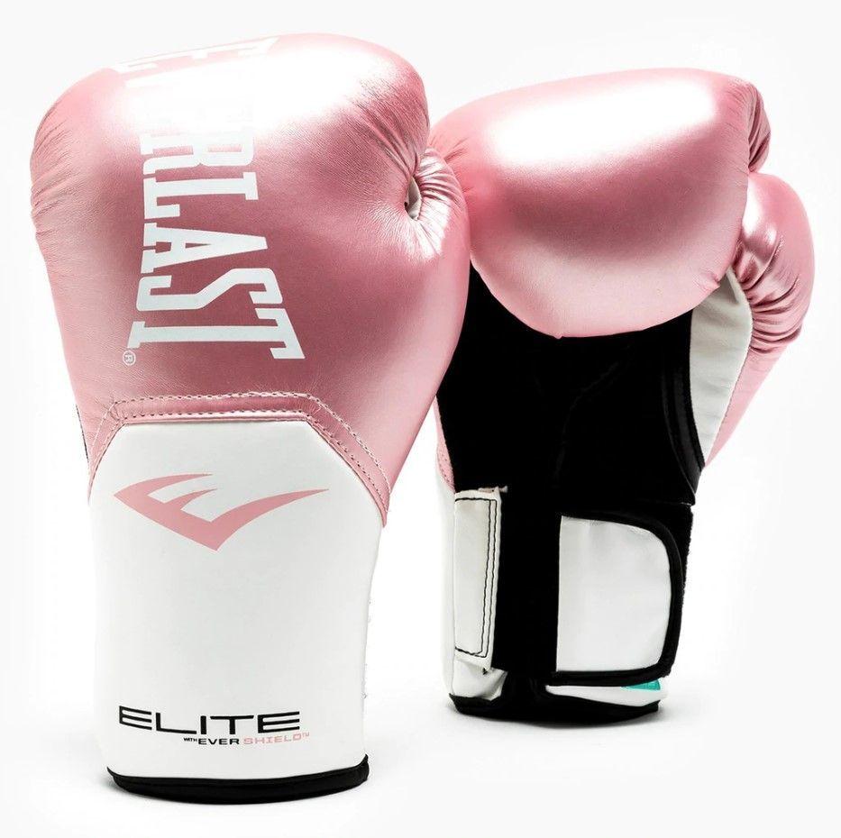 Guantes De Box Everlast Elite Rosa Perla-0