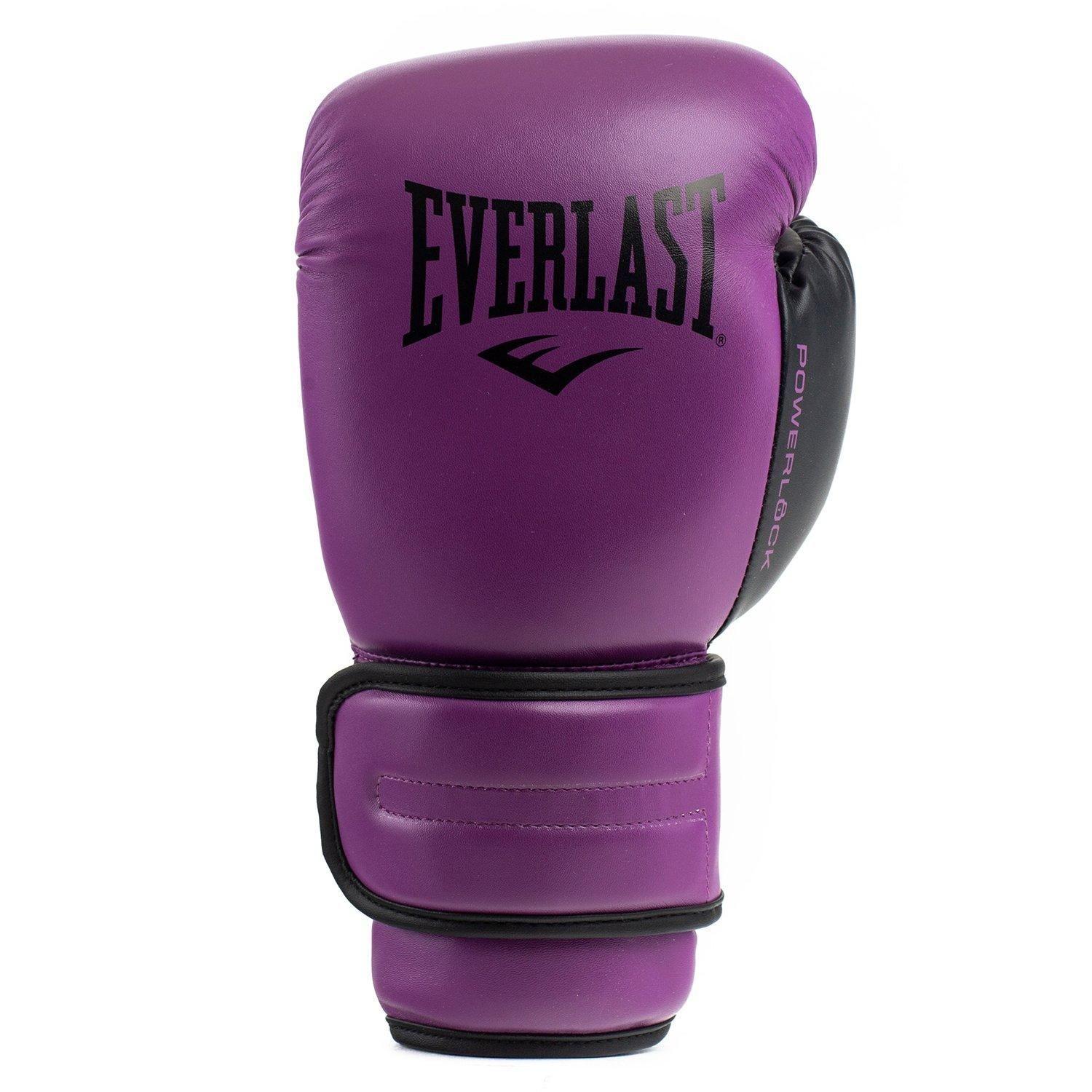 Guantes De Boxeo EVERLAST Powerlock 2 TR Hook & Loop Purple-0