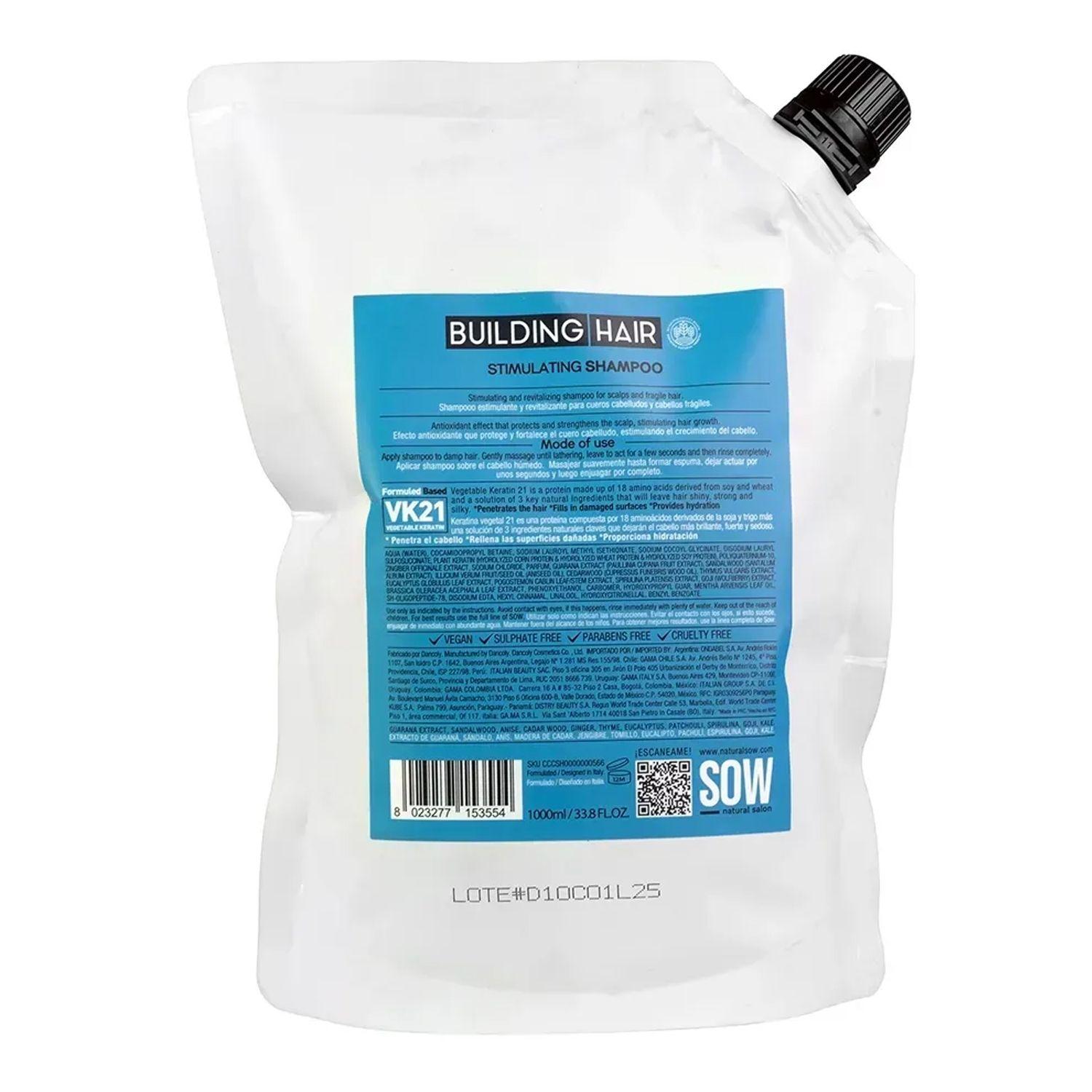 Sow Shampoo Stimulating Refill 1000ml-2