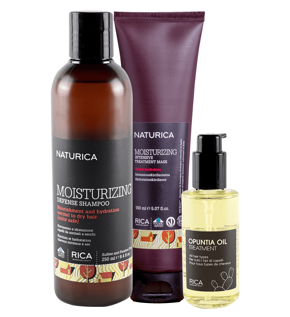 Rica Shampoo 250ml + Aceite 120ml + Mascara Intensiva 250ml-2