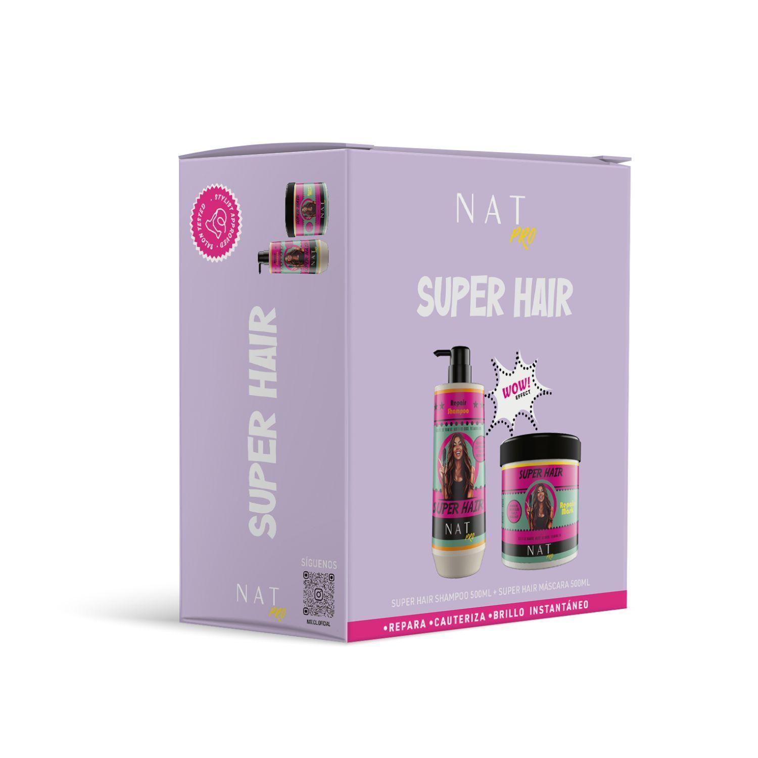 Combo Super Hair - Shampoo + Máscara capilar de Reparación-0
