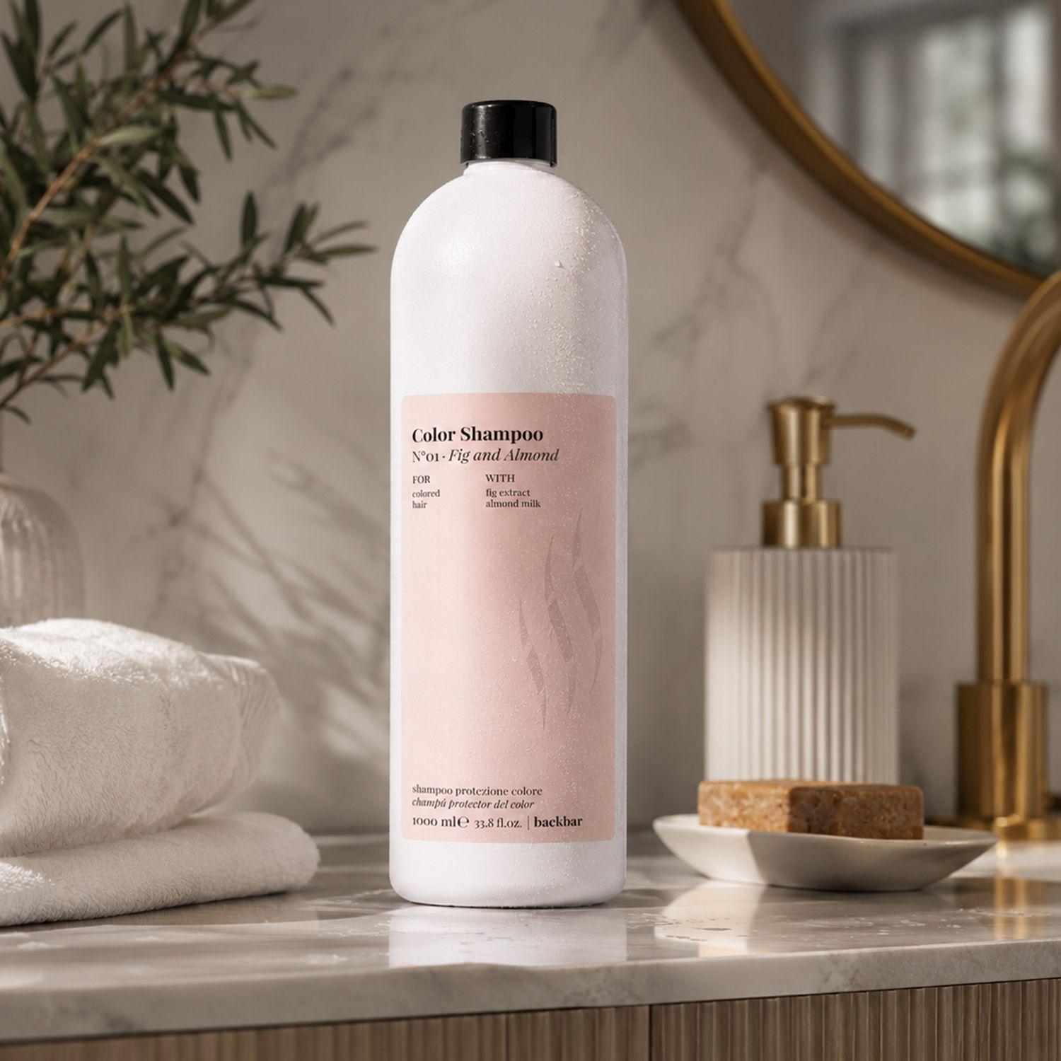 Farmavita Shampoo Back Bar Color Fig And Almond 1000ml-3