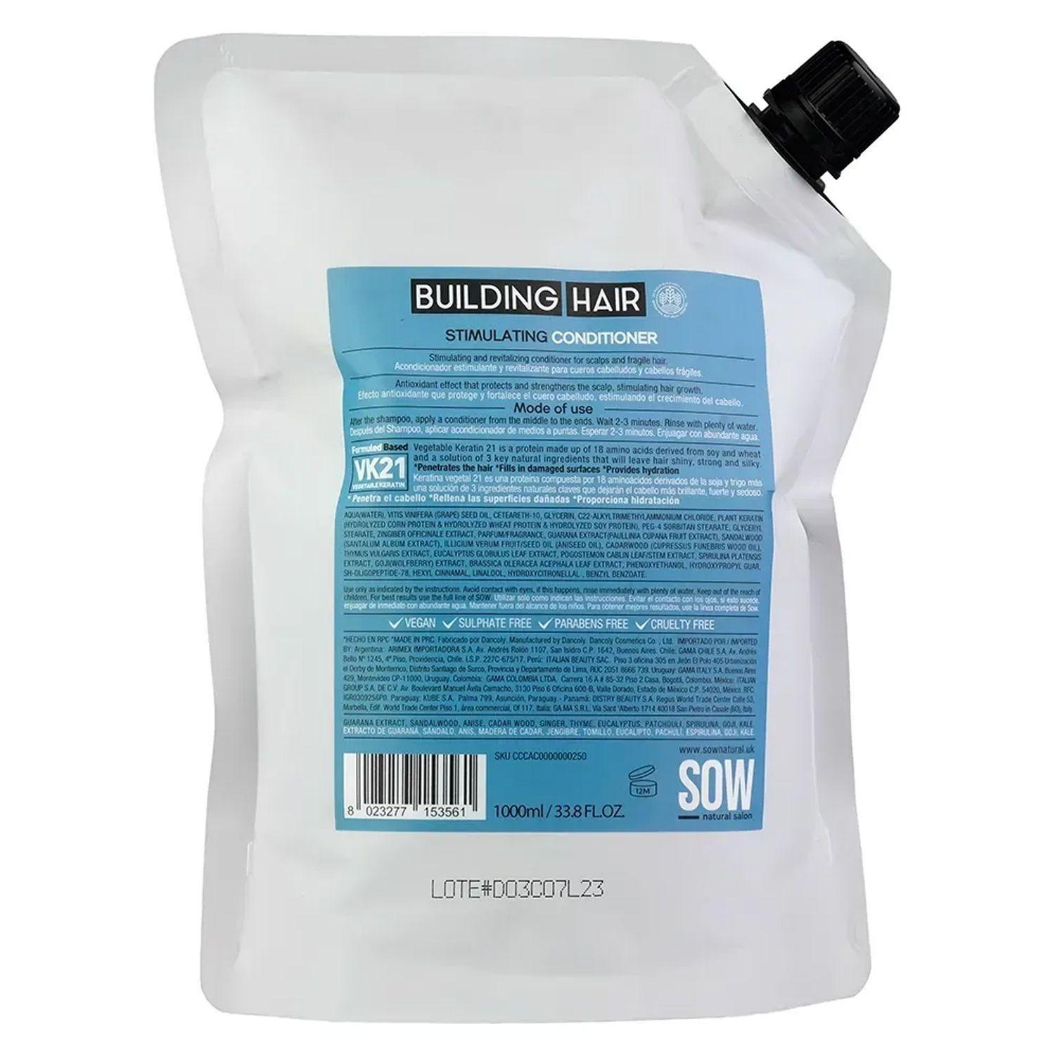 Sow Acondicionador Estimulante Refill 1000ml-3